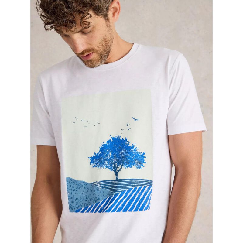 White Stuff Indigo Tree Graphic Tee image number 2